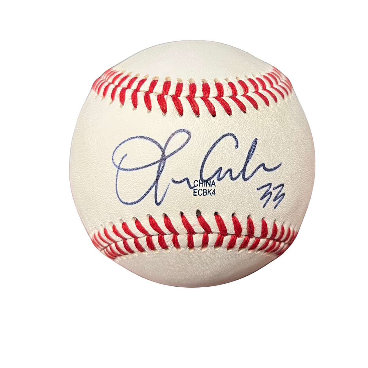 Orlando Cabrera Signed Baseball – Vermont Lake Monsters Team Store