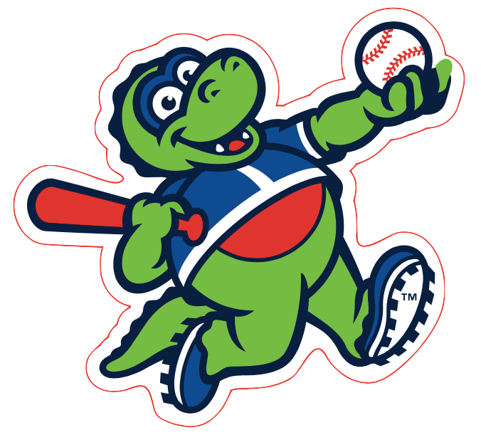 the vermont lake monsters Champ Play Ball Car Magnet – Vermont Lake Monsters Team Store